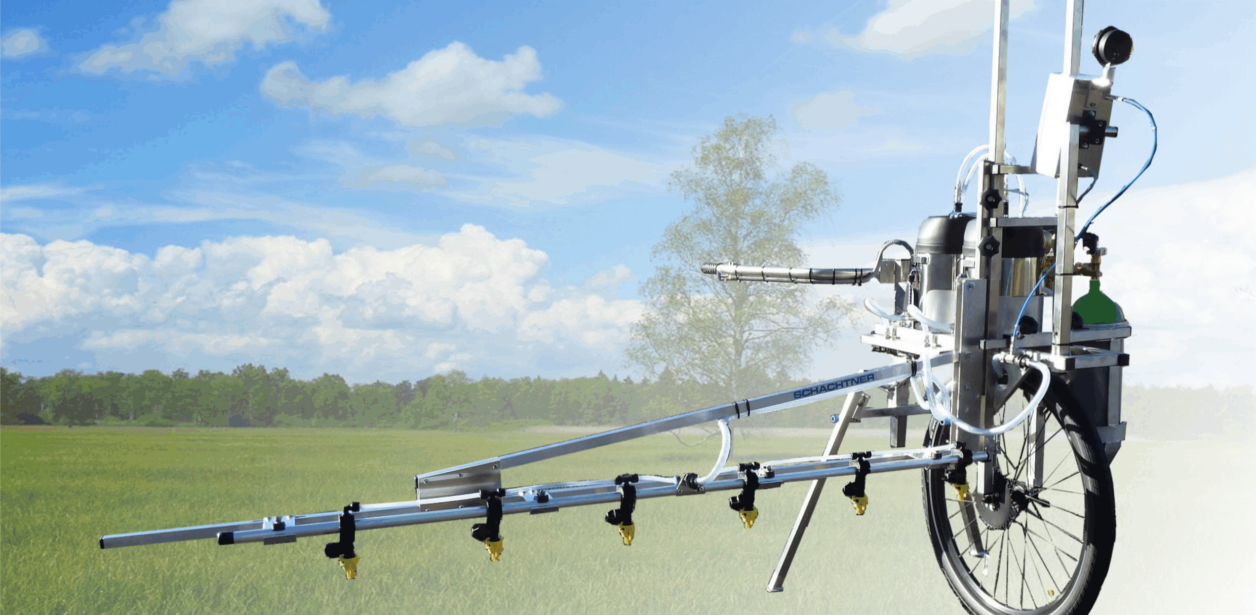 Parzellenspritzgerät, Spritzkarre